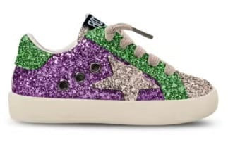 Mardi Gras Custom Star Sneakers