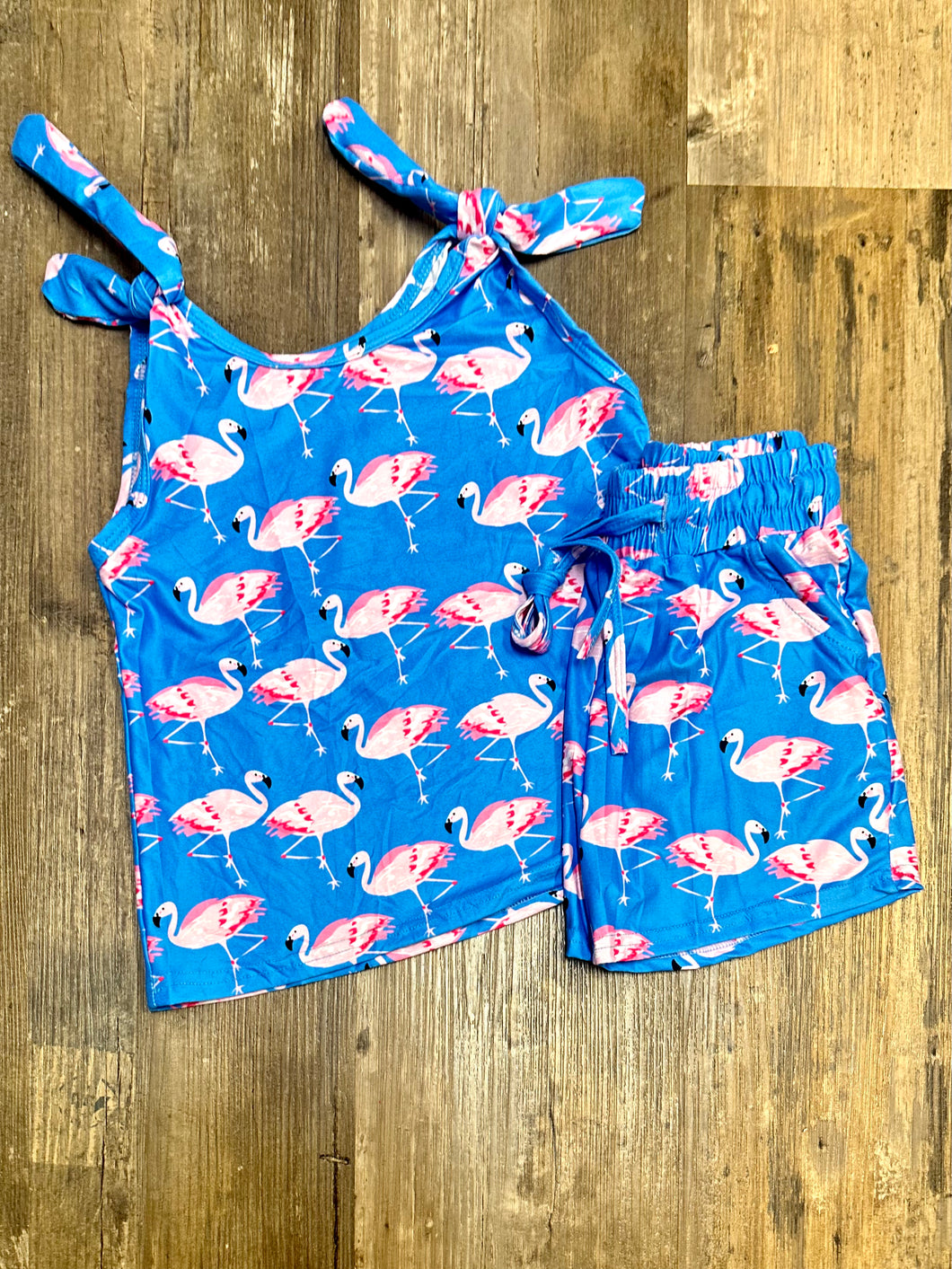 Flamingo Tank/Shorts Set