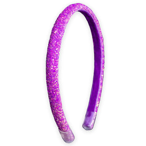 Thin Glitter Headband - Padded Hair Bands