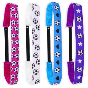 Adjustable No Slip Soccer Headbands