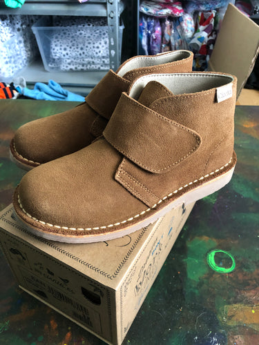 Tan Velcro Boots Unisex